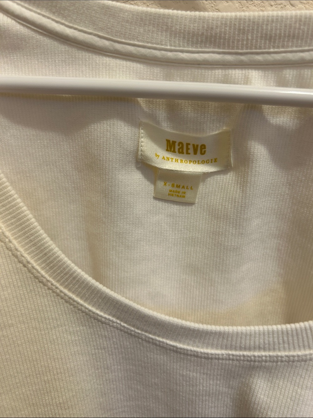 Maeve by anthropology Cream Crochet xtra small long sleeve - Picture 5 of 6